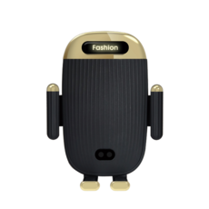 無線充電手機支架，單手操作，穩固夾持，角度可調，時尚外觀, 黑色-充電手機支架, MCK-CH02