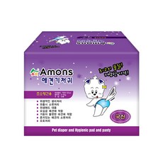아몬스 암컷용 애견 기저귀, 초소형, 10개입, 1개
