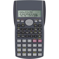 학교 및 비즈니스에 적합한 Helect 2라인 엔지니어링 과학 계산기블랙, Black