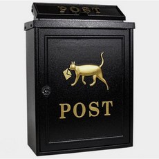 POST 小貓信箱 大容量戶外信件收納郵筒, 小貓金字