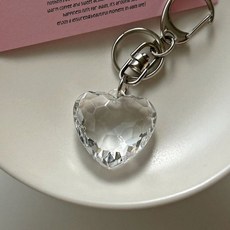 앨리건트테이블 CLEAR HEART 키링 클리어하트키링 열쇠고리 182888