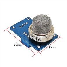 【台灣物聯科技】 MQ-136 硫化氫定性檢測氣體感測器模組，帶報警信號燈, 1個, 含稅(打統編請備註)