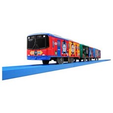 타카라토미 (TAKARA TOMY) 프라레일 S-59 게이한 전차 10000계 기관차 토마스호, 빨간색.