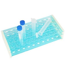 직경 18mm 테스트 튜브 용 50 홀 플라스틱 랙 3 데크 이동식 원심 분리기 브래킷 실험실 용품