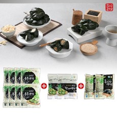 초특가 / 모시로만 생 모싯잎 떡 송편 120개 (동부8봉+참깨 2봉+흑임자 2봉), 1세트, 4kg