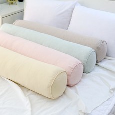 우리앤데코 솔리드 파스텔 30수 롱쿠션 바디필로우 커버 아기 범퍼 가드 4colors, 13. 브라운 사각커버