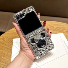 Z플립5 화려한 큐빅 거울케이스 보석, P. OPPO Find N2 Flip