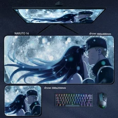 나루토 마우스 패드 애니메이션 게임 2차원 크리 에이 티브 데스크 키보드 맞춤형 만화 도매, 02 800X300X3, 10 NARUTO-16