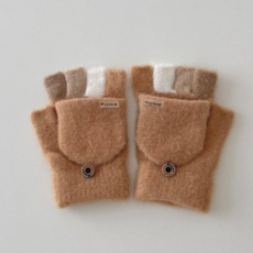 블랙체리 아동용 겨울 반장갑