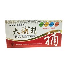 藥聯 得力大補精 黑棗精華 血紅素鐵 冬蟲夏草 滋補強身 獨立包裝, 1個, 1份
