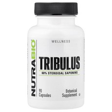 NutraBio Tribulus 90 Capsules (500 mg per Capsule), 1개