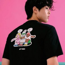 요넥스 253TS042U 배드민턴 오버핏 반팔 티셔츠 남녀공용