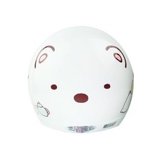 L2來來 KK 華泰 角落生物 兒童安全帽 正版授權 寶寶 小童 大童 3/4半罩, 白色, 1個