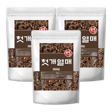 국내산 헛개열매 지구자 건재, 500g, 3개