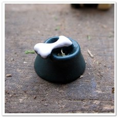 隨草憶境 仿真迷你狗飯盒狗骨頭狗盆犬飯盒微景觀動物擺件拍攝道具（1入/3入）, 1個, 單入（犬飯盒，約1cm）