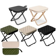 무아몽 초경량 접이식 의자 파우치형 휴대용 폴딩 캠핑 등산 낚시 의자, 2개, 기본형 블랙