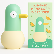 귀여운 핸드워시 자동 손세정기 졸리덕 2세대, 밀키그린, 1개