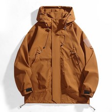 LARGE STORE 機能工裝防風防水連帽衝鋒外套