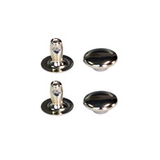 이글바인더 DIY 단면 가시메 리벳 실버 8X7mm 10쌍, 단품