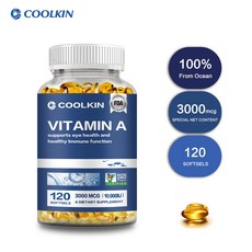 비타민 A 3000mcg 120정 - 눈 건강 면역력 강화 글루텐 프리 & 비GMO, 2개