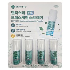 덴티스테 브레스 스프레이 프로폴리스 15ml x 4개 코스트코