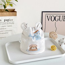 孕婦月子堆堆帽冬季新款親子帽透氣吸汗護額頭寶寶帽產後孕婦帽子
