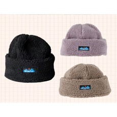 KAVU 柔軟羊毛帽，冬季保暖時尚配件，舒適貼合各種頭型, 紫粉塵, 1個