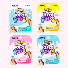 아모스 아이슬라임 야광 70g 액괴 액체괴물 촉감, 1개