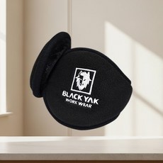 블랙야크 워크웨어 방한 귀덮개 폴라폴리스 보온 길이조절 접이식 귀마개 귀도리