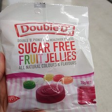 [더블 디] 슈가프리 캔디, 1개, 과일 맛 젤리, 70g