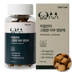 마음반려몰 고함량 강아지 피부영양제 탈모보습, 1개, 피부/피모, 60정