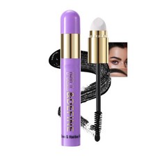 Easilydays 2 in 1 브로우 & 헤어라인 루트 스틱 Spong 헤드 필러 브러시로 다용도 사용 필러의 얇은 헤어 컬러 드로잉 아이 라이너 눈썹을 커버 여성용 오, 08#