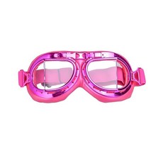 CRG Sports 빈티지 에이비에이터 파일럿 스타일 오토바이 크루저 스쿠터 고글 T08 T08BCB - 페어런트, 핑크 투명