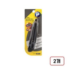프린텍)30도 블랙 컷터, 2개, CE09-BK/소형/M308011