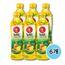 오이시 그린티 허니레몬, 6개, 380ml