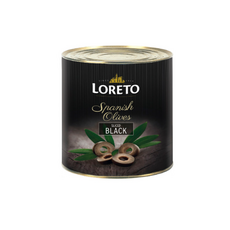 로레토 블랙 올리브 슬라이스 3KG 캔 대용량, 1개