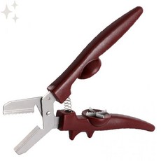 밤까기 가위 견과류 까기 도구 스테인리스 스틸 주방 조리 기구 견과 껍질 제거 손잡이 압착, 1개, 밤칼집가위2in1