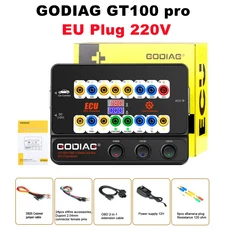 전문가용 GODIAG 전자 전류 디스플레이가 있는 브레이크아웃 박스 Xhorse VVDI2 Autel IM608 Lonsdor K518, 01 GT100 PRO EU 220V