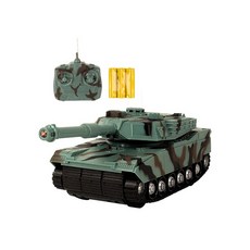 【Hi-toys】四通聲光無線遙控戰車/坦克車 (附充電電池) / 遙控車玩具, 1個, 綠色