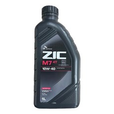 ZIC M7 4T 10W40 1L 오토바이엔진오일, 1개, ZIC M7 4T 10W40_1L(4행정) @