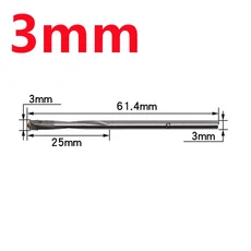 초경 드릴 비트 스테인레스 금속 목재 플라스틱 적합 전문 수공구 310mm, 08 1pc 3mm, 01 Ship Within 24 Hours, 01 China Mainland