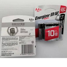 勁量 Energizer 鹼性電池, 1個, 4號8入