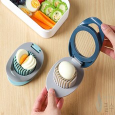 필수가게 계란 슬라이서 계란커터기, 1개, 혼합, 3.2cm