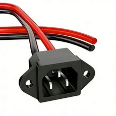 電動車充電電瓶轉換頭電源線品字插頭插座加粗, 1.5平高品質銅線,插座無蓋高溫耐熱