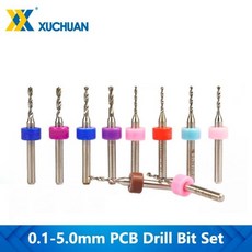 10pcs 0.1-5.0mm PCB 드릴 비트 프린팅 회로 기판 총 마이크로 카바이드 미니 소형 구멍 커터, PCB0.1 1.0 10PCS