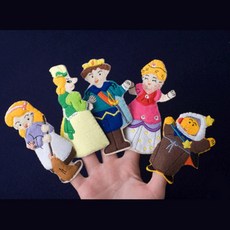 동화 스토리텔링 신데렐라 손가락 인형 손인형극 역할놀이인형 놀이학습 추천, 1개