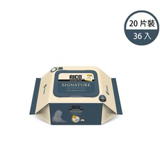 RICO Baby Signature 金盞花特厚款濕紙巾 20抽有蓋 36包入 65gsm, 1箱, 36個裝