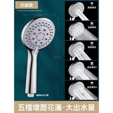 《小日子家居館》老式花灑噴頭家用大孔不增壓 淋浴蓮蓬頭套裝, 1個, 超粗孔大水量花灑●柔膚不刺痛