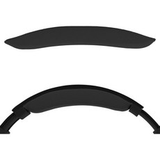 헤드밴드 커버 대체품 Gekria Protein Headband Pad Sony MDR100ABN WHH900N 헤드폰 교체 밴드 헤드셋 헤드 탑 쿠션 수리 부품블랙 29005, 1개