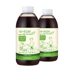 EM 활성액 500ml x2 (구.자연EM 500ml x2), 2개